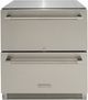 Alfresco™ PolarCore™ 28" 6.7 Cu. Ft. Stainless Steel Outdoor Two-Drawer Under the Counter Refrigerator-0