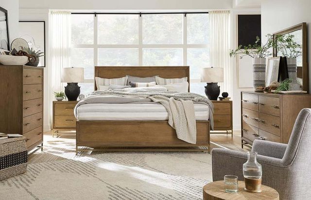 Magnussen Home® Lindon Coffee Bean Complete King Panel Bed-4