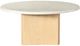 ACME Furniture Qwin White Coffee Table with Oak Base-2