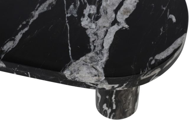 Meridian Furniture Messina Black Marble Coffee Table-3