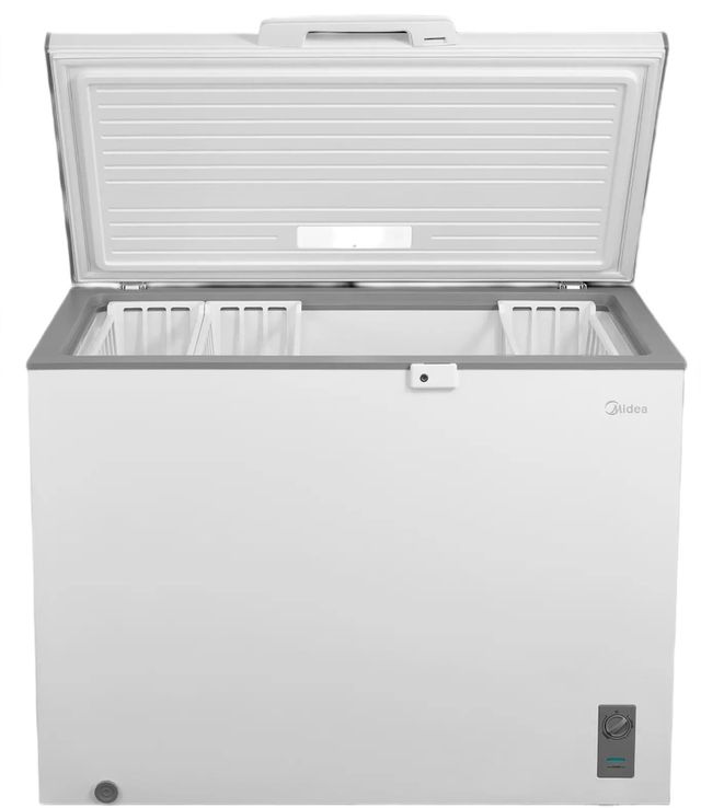 Midea® 42" 10.4 Cu. Ft. White Convertible Chest Freezer with Removable Storage Basket-0