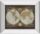 Classy Living Elizabeth Medley World Map 22" Wall Art-0