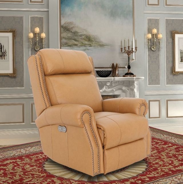 BarcaLounger® Blair Santa Fe Brandy Leather Power Recliner-2