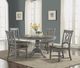 Flexsteel® Plymouth 2-Piece Distressed Graywash Dining Chair Set-1