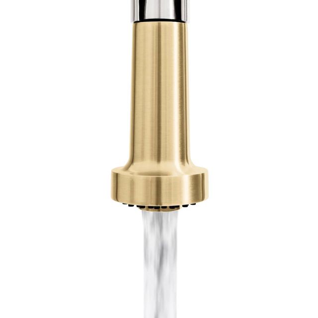 ZLINE Autograph Edition Apollo Brushed Nickel Pull Down Spring Single Handle Kitchen Faucet-2