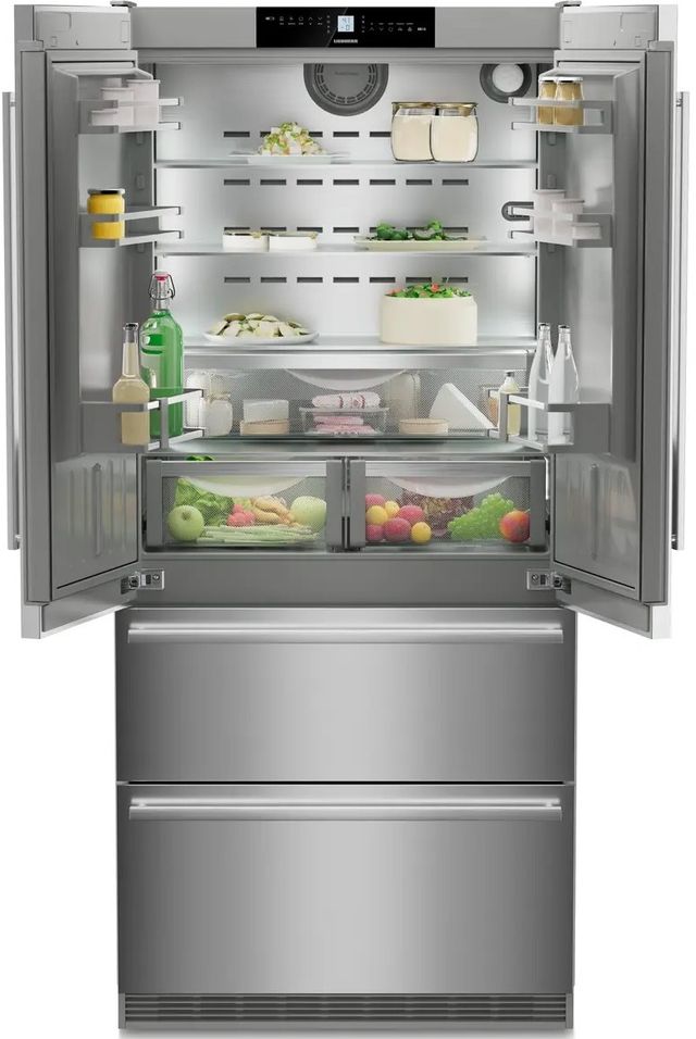 Liebherr 36" 19.5 Cu. Ft. Stainless Steel Counter Depth French Door Refrigerator-2