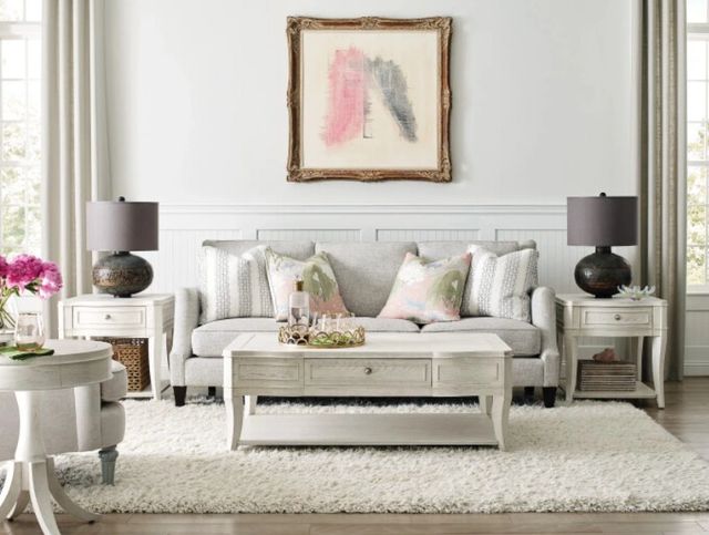 American Drew® Harmony Talia Eggshell Coffee Table-1