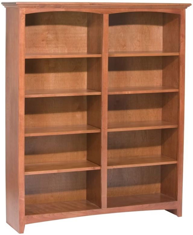 Whittier Wood® Furniture Customizable McKenzie 10-Shelf 48" Bookcase-0
