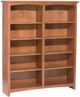 Whittier Wood® Furniture Customizable McKenzie 10-Shelf 48" Bookcase-0