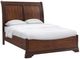 Elements International Phillipe Cherry Queen Sleigh Bed-0
