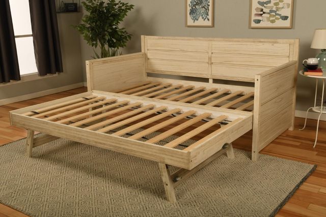 Kodiak Furniture Marisa Weathered White Twin Daybed includes Pop Up-1