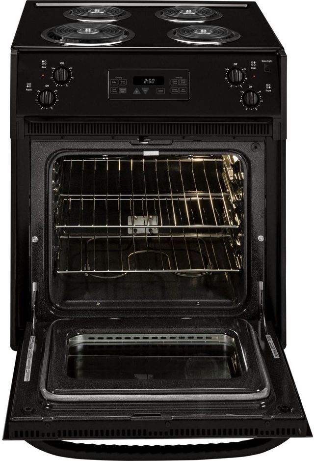 GE 27" Black Drop In Electric Range-1