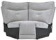Homelegance® Tesoro 6-Piece Mist Gray 119" Modular Manual Reclining Sectional-5