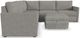 Flex by Flexsteel® 5-Piece Pebble 5-Seat Sectional with Storage Ottoman-3