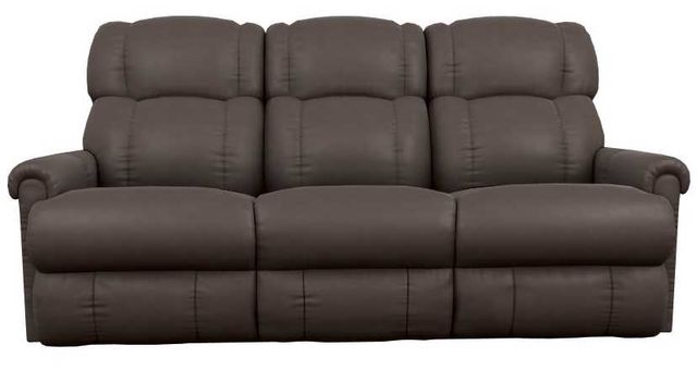 La-Z-Boy® Pinnacle Umber Leather Power Wall Reclining Sofa with Headrest-1