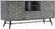 Armen Living Makena Black/Tundra Grey Sideboard Buffet-0