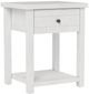 HH2 Home Harmony White Accent Table with Drawer-0