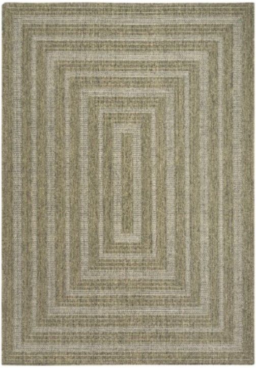 Nourison Home™ Tulum Olive 5'x7' Style 1 Area Rug-0