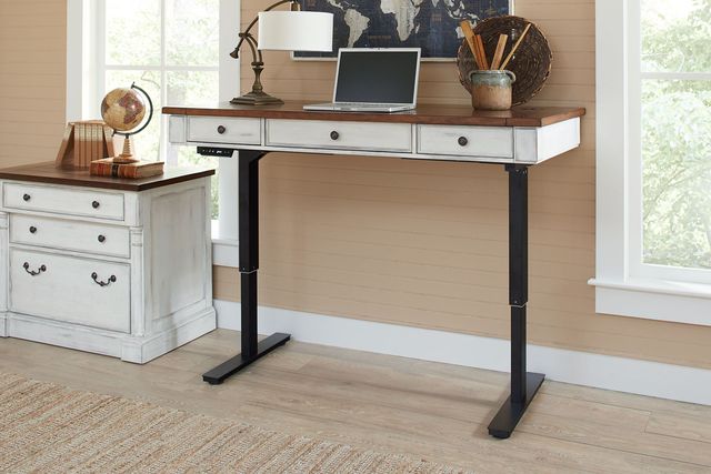 Martin Furniture Durham Weathered Wire Brushed Chalk Lateral File-1