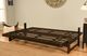 Kodiak Furniture Aspen Suede Black/Reclaim Mocha Full Futon with Mattress-3