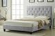 Titus Furniture Gray 60" Queen Platform Bed-1