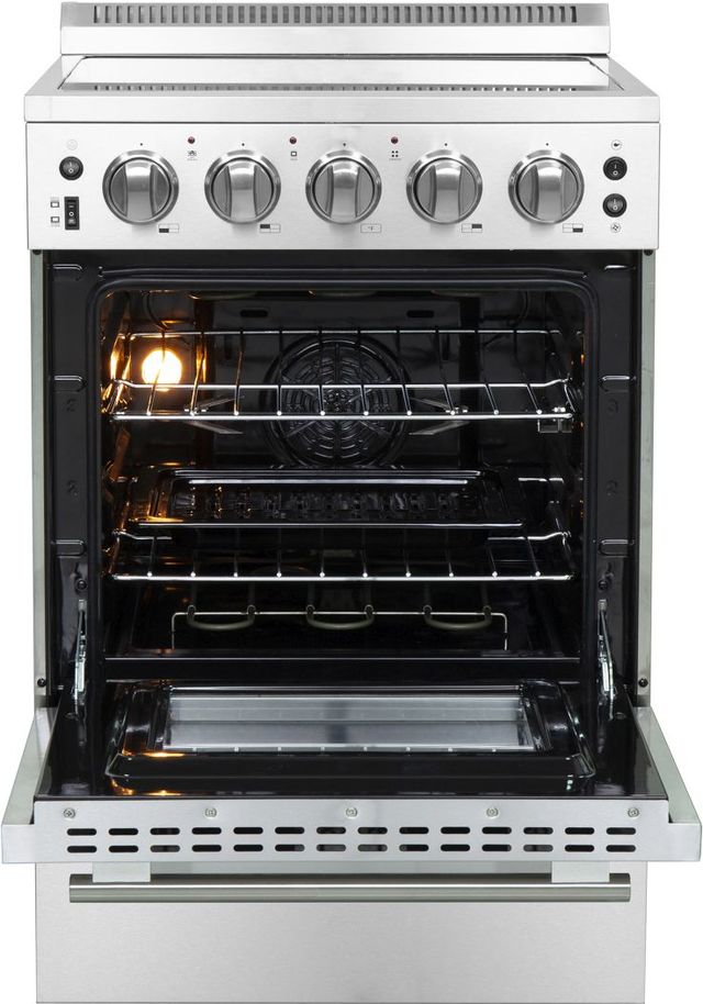 FORNO® Lazio 24" Stainless Steel Pro Style Electric Range-2