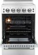 FORNO® Lazio 24" Stainless Steel Pro Style Electric Range-2