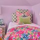Laura Park Designs Fleece Flannel 50"x60" Paradise Blanket-4