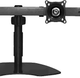 Chief® Black Dual Monitor Horizontal Table Stand-1