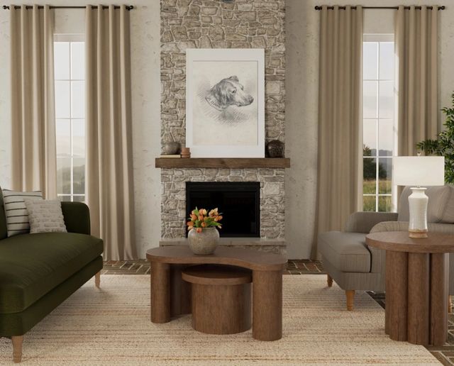 Riverside Furniture Santa Cruz Whiskey Oak Cocktail Table-1