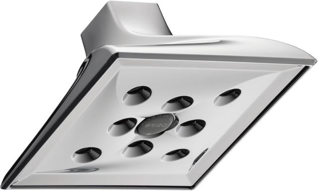 Brizo Virage® Polished Chrome Raincan Showerhead with H2OKinetic Technology-0