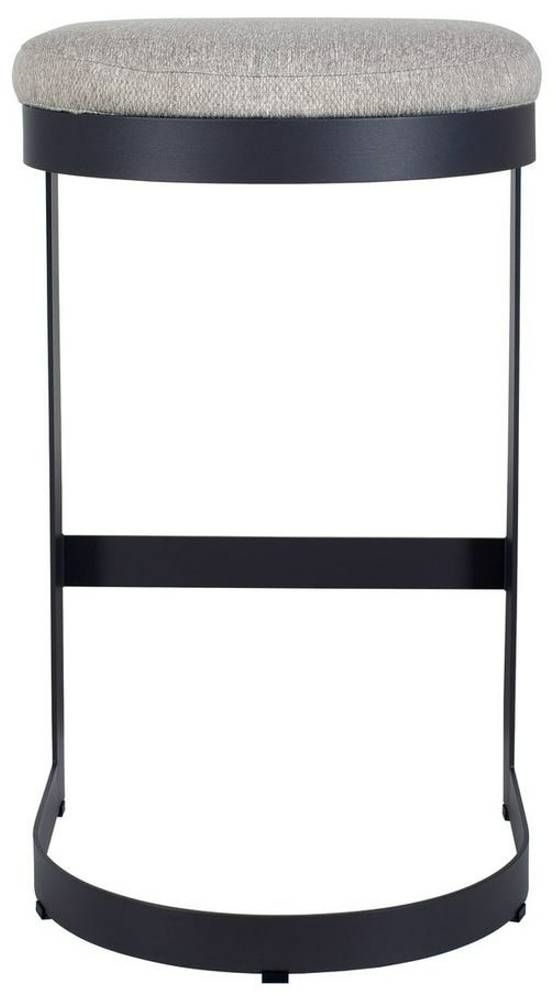 Uttermost® Maude Java Black/Taupe Gray Steel Outdoor Bar Stool-4