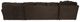 Jackson Furniture Mammoth 3-Piece Chocolate Right-Arm Facing Sectional and Chaise-4