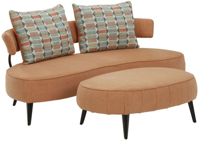 Signature Design by Ashley® Hollyann 2 Piece Rust Living Room Seating Set-0