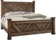 Artisan & Post by Vaughan-Bassett Cool Rustic Mink California King Panel Bed-0