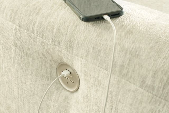 Signature Design by Ashley® Critic's Corner 3-Piece Parchment Power Reclining Right-Arm Facing Sectional and Chaise-3