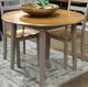 Signature Design by Ashley® Gesthaven Gray/Natural Round Drop Leaf Table-1