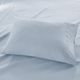 Olliix by Madison Park Blue Full 3M Microcell All Season Moisture Wicking Lightweight Sheet Set-1