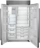 Sub-Zero® Classic 48" 28.4 Cu. Ft. Stainless Steel Side-by-Side Refrigerator-1