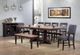 ECI Furniture Choices Distressed Acacia Trestle Table with Antique White Base-1
