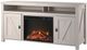 Ameriwood Home Farmington Ivory Oak 60'' Electric Fireplace Media Console-1