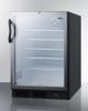 Summit® 5.5 Cu. Ft. Stainless Steel & Black Craft Beer Pub Cellar-1