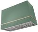 AGA Loge 48" Mineral Green Wall Mounted Range Hood with Antique Brass Trim-0
