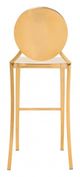 Zuo® Eclipse Gold Set of 2 Bar Chairs-3