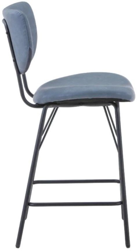 Jofran Inc. Urban Archive Owen Slate Upholstered Counter Stool-3
