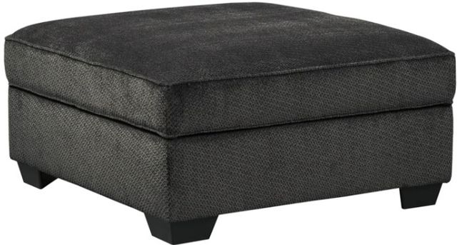 Benchcraft® Charenton 2-Piece Charcoal Sectional with Ottoman-2
