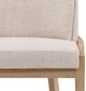 Dovetail Furniture Jacquelyn Beige/Light Natural Dining Chair-5