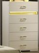 Furniture of America® Lucida Beige Chest-0