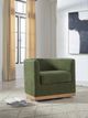 Signature Design by Ashley® Jersonlow Forest Green Swivel Chair-3