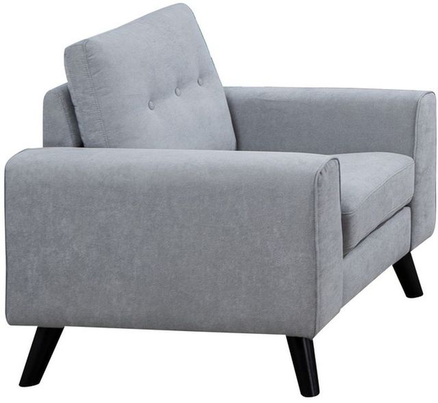 Mazin Furniture Evelyn Light Grey Upholstered Accent Chair-1